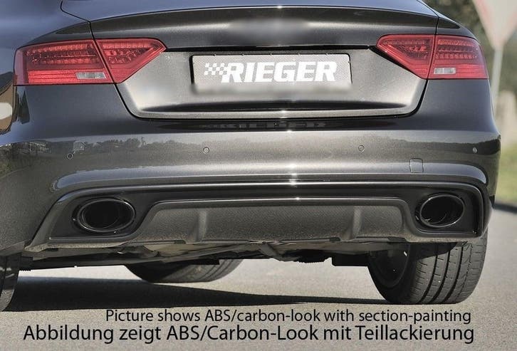 RS5 Look Diffuser voor Audi A5 8T Sportback S line / S5, Autos : Divers, Tuning & Styling, Enlèvement ou Envoi