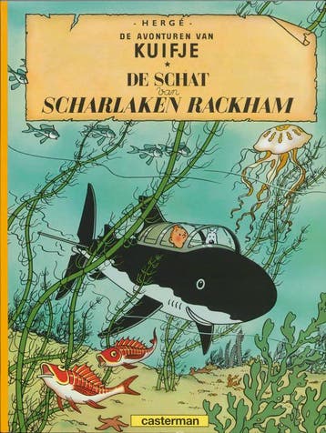 Kuifje / 11 de schat van scharlaken rackham / De avonturen, Verzenden, Hergé