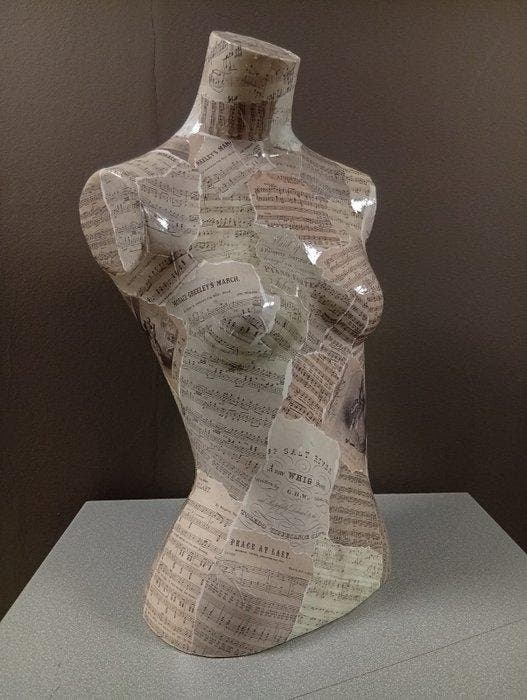 ESQ - Mannequin - Mannequin music 2 - Hars, Antiek en Kunst, Kunst | Designobjecten