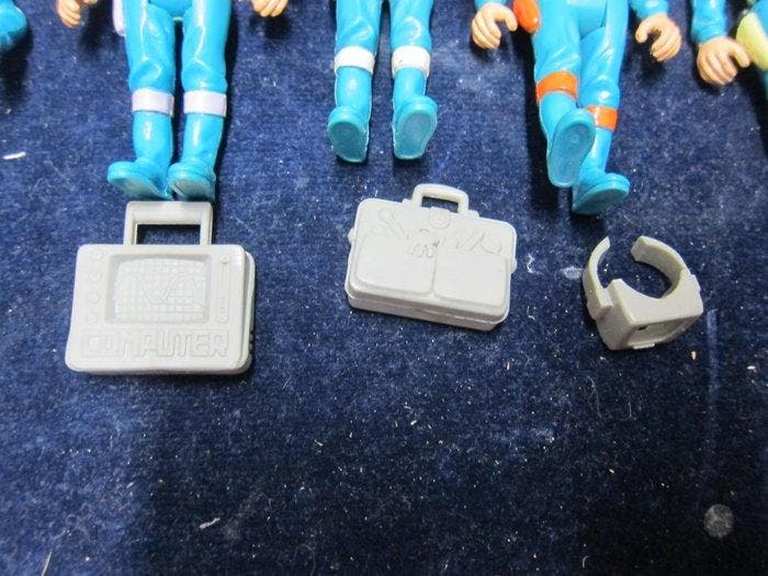 Matchbox - Speelgoed Thunderbirds Figuurtjes 10 stuks -, Antiquités & Art, Antiquités | Autres Antiquités