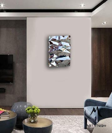 AVA Design - Hurricane mirror premium design, Antiek en Kunst