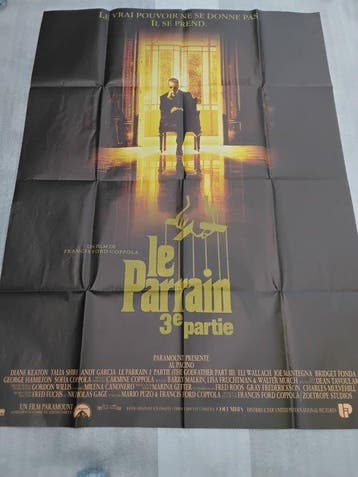 Paramount - Affiche de cinema du film le parain III 1990, Nieuw