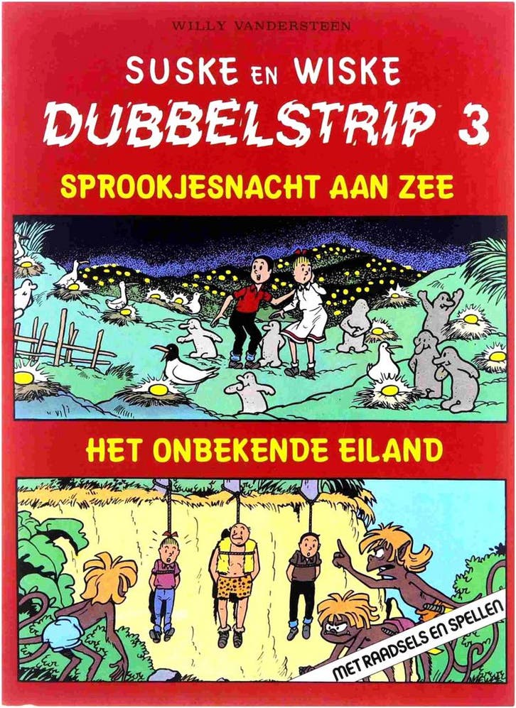 sprookjesnacht aan zee + Het onbekende eiland / Suske en, Livres, BD, Envoi