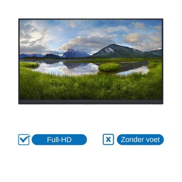 Dell P2422H 23,8 inch monitor zonder voet, Verzenden