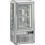 Koelvitrine | SNELLE | 120L | RVS/Aluminium | +2°C/+10°C |, Verzenden