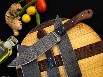 Keukenmes - Japanse keuken- en BBQ-set (LX 534) - handvat