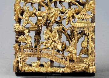 Antiek Architectonisch ornament - 1880–1920 - Chinees paneel