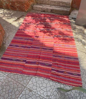 Kelim - 155 cm - 275 cm - Anatolische patchwork-kilim, Nieuw