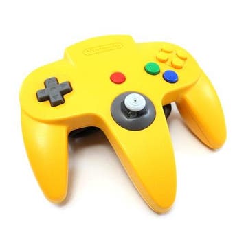 Originele Nintendo 64 Controller Yellow, Verzenden