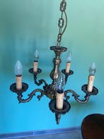 Kroonluchter - Verguld brons - Rococo luster brons, Antiek en Kunst