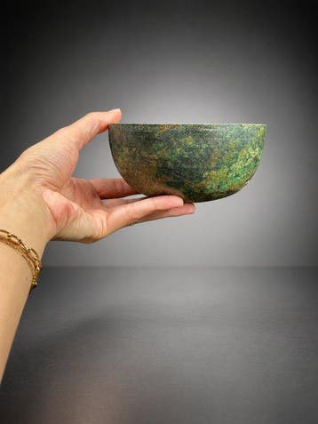 Han-Viet (Noord-Vietnam) Brons Rituele schaal - 6.5 cm