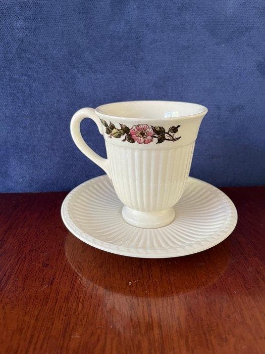 Wedgwood - Koffieservies voor 6 (12) - Briar Rose -, Antiquités & Art, Antiquités | Meubles | Tables
