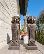 Beeldje - Couple of owls - IJzer