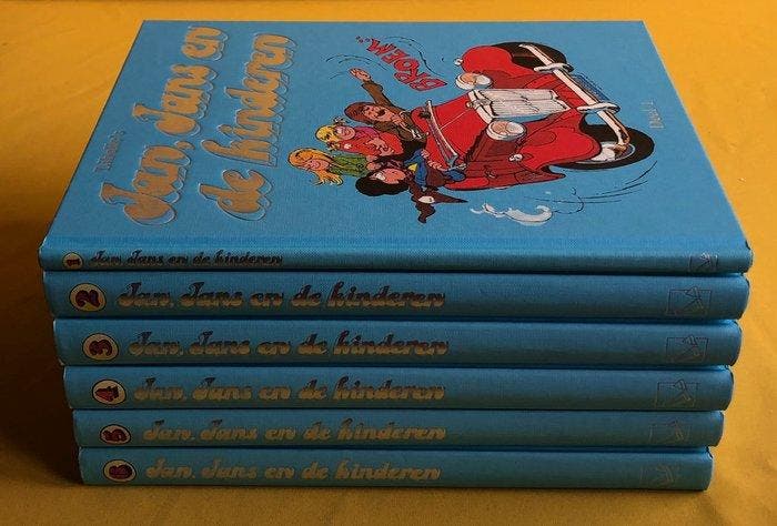 Jan, Jans en de Kinderen 1 t/m 6 - Complete 6-delige set in, Livres, BD