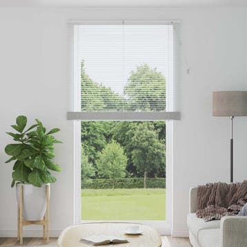 vidaXL Venetiaanse jaloezie Wit 213 x 120 cm 25 mm PVC, Verzenden