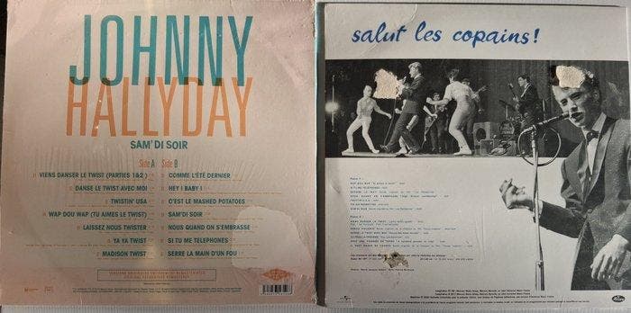 Johnny Hallyday - Sam Di Soir / Salut les copains! -, CD & DVD, Vinyles Singles