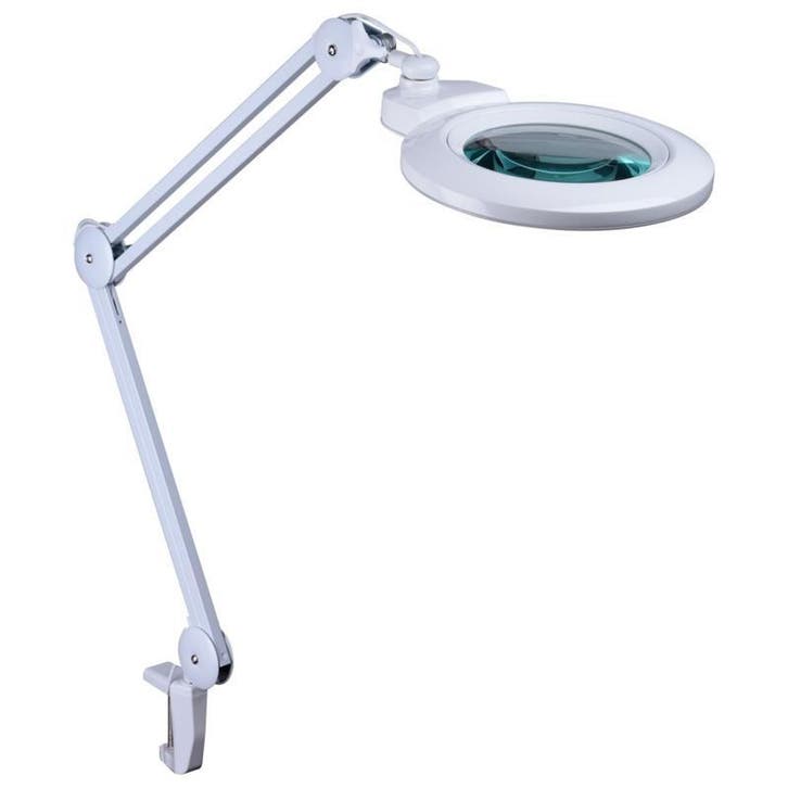 Loeplamp 150 mm lens- 3+5/20 dioptrie wissel lens, 60-LED, Hobby en Vrije tijd, Vergrootglazen, Loepen en Loeplampen, Loeplamp
