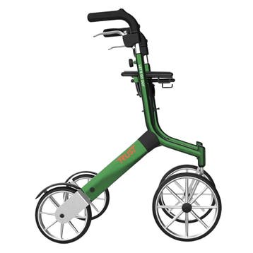 TrustCare lets go out lichtgewicht rollator - Groen, Ophalen of Verzenden, Nieuw