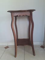 Standaard (2) - Eik, Glas - Jugendstil sokkel 1890, Antiek en Kunst