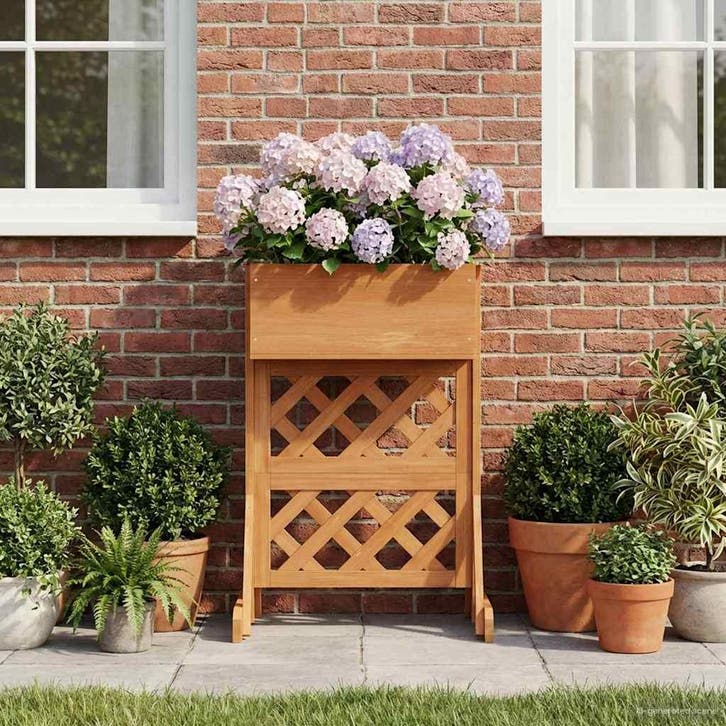 vidaXL Verticale Tuin Trelis Oranje 48 x 30 x 70,5 cm, Tuin en Terras, Bloempotten, Nieuw, Verzenden