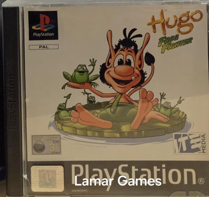 Hugo - Frog Fighter (PS1 tweedehands game), Consoles de jeu & Jeux vidéo, Jeux | Sony PlayStation 1, Enlèvement ou Envoi