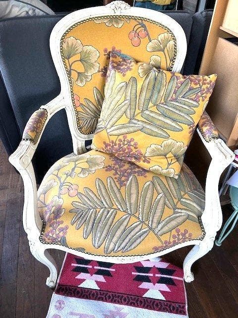 Classic réedition - Fauteuil - Louis XV-stijl - Verguld, Antiquités & Art, Art | Objets design