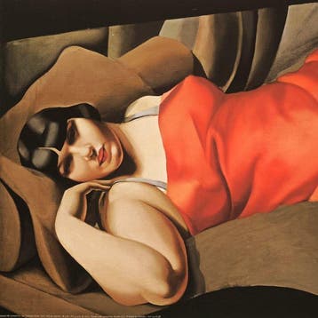 Tamara de Lempicka (1898-1980) (after) - La Tunique Rose., Antiek en Kunst