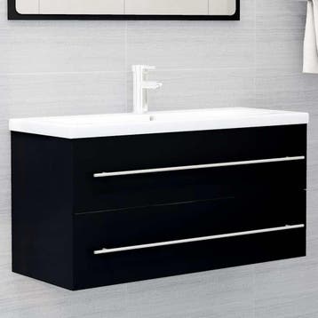 vidaXL 804719  Wastafelkast 100x38,5x48 cm bewerkt hout, Verzenden