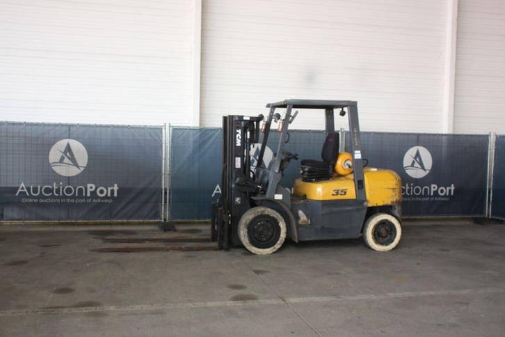 Veiling: Heftruck TCM FG35T9 LPG 4000kg 4.35m 2012, Zakelijke goederen, Machines en Bouw | Heftrucks en Intern transport, Ophalen
