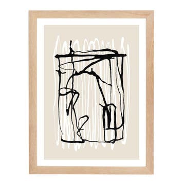 Vintlux Fotolijst Nordby Raised - Essen Ongelakt 40x50 cm, Maison & Meubles, Accessoires pour la Maison | Cadres, Verzenden