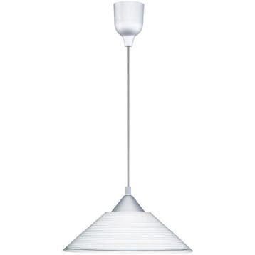 Stoffen LED Hanglamp Trion Dikon - Witte LED Hanglamp met E2, Verzenden, Nieuw
