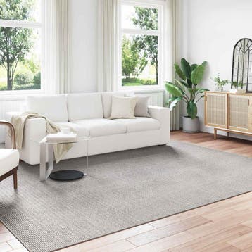 vidaXL Binnen kleed LUGO Crème en Grijs 240 x 340 cm, Verzenden, Nieuw