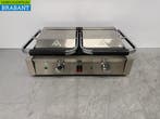 RVS Buffalo Dubbele Contactgrill Paninigrill Grill, Ophalen of Verzenden, Nieuw in verpakking