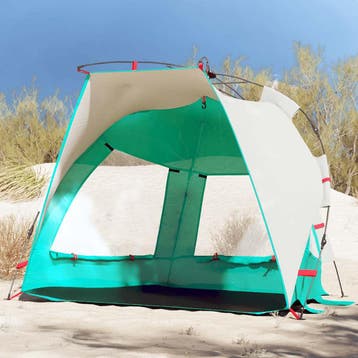 vidaXL strandtent 2-persoons waterdicht snelontgrendeling, Verzenden, Nieuw