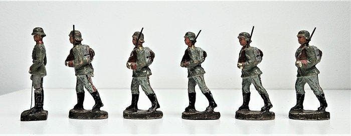 Elastolin - Speelgoed 12 militaires de la Wehrmacht en, Enfants & Bébés, Jouets | Autre