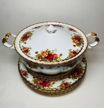 Royal Albert - Service de table pour le dîner (11) - Old