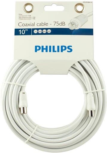 Philips SWV2918W - Coax kabel - 10 meter (Overige), Verzenden, Nieuw
