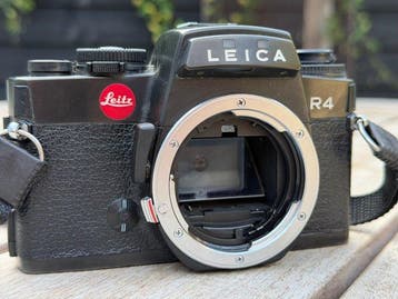 Leica R4 Body Black met riem Analoge camera