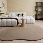 Asymmetrisch vloerkleed Faux Fur - taupe - 160 x 230 cm |, Maison & Meubles, Ameublement | Tapis & Moquettes, Verzenden