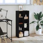 vidaXL Boekenkast Zwart Eiken 50 x 25 x 102 cm, Huis en Inrichting, Kasten | Boekenkasten, Verzenden, Nieuw