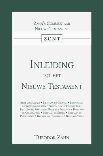 Inleiding Tot Het Nieuwe Testament | Theodor Zahn | Nieuw, Livres, Verzenden, Theodor Zahn
