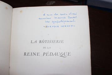 Anatole France / Auguste Leroux [envoi autographe signé] -