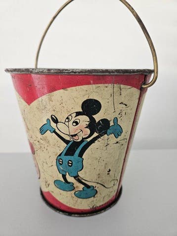 Walt Disney - Emmer - Mickey Mouse - Metaal - Blikken