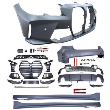 EVO Look pakket BMW 3 Serie G20 Sedan 2019 - 2022 B9775, Nieuw, Voor, BMW, Bumper