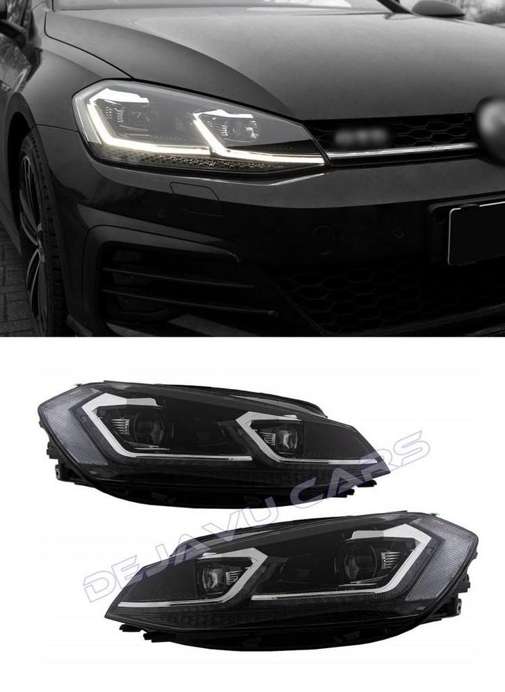 Facelift Look Volledig LED Matrix Koplampen met Start Up Ani, Auto diversen, Tuning en Styling, Ophalen of Verzenden