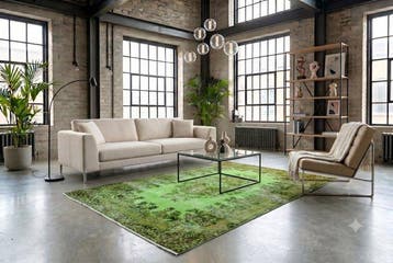 vert vintage - Tapis - 290 cm - 160 cm - avec certificat, Nieuw
