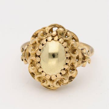 Ring - 18 karaat Geel goud, Nieuw