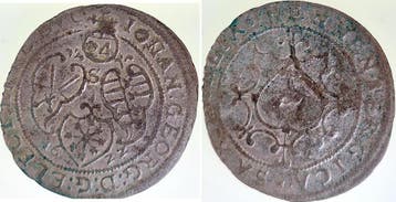 Duitsland 24 Kreuzer, Kipper, Henneberg 1622, Joh G Sachs..., Verzenden, België
