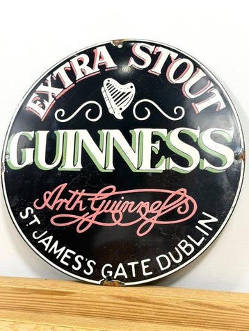 Guinness - Emaille plaat - Emaille