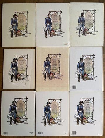 Blueberry - 8x C + B - EO/Ré - 9 Album - 1968/1991, Nieuw